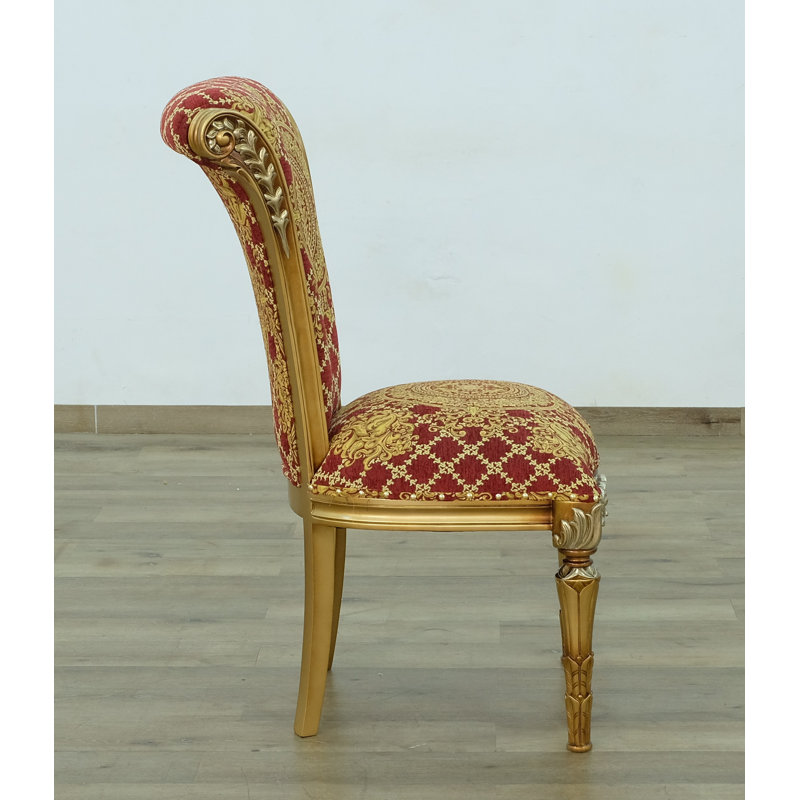 Maggiolini Upholstered Dining Chair, Red