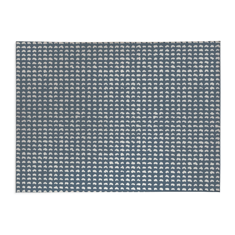 Paillasson Gio, L 36 po x L 60 po, Bleu