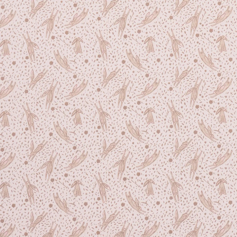 Schumacher x Marie-Chantal Rabbit High Performance Print Fabric, Blush