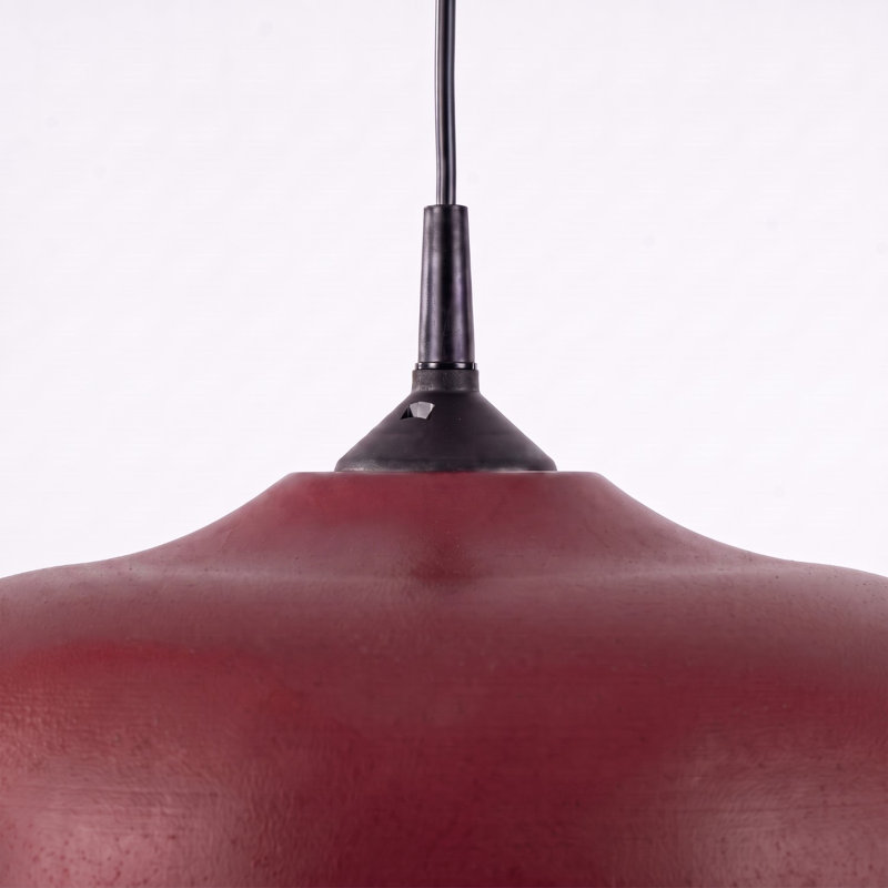 Pendant lamp GINA beige, Burgundy