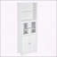 Grande armoire de rangement polyvalente avec tablettes et portes pour différentes pièces