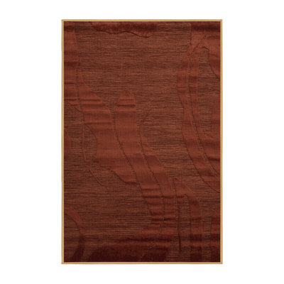 Tapis abstrait lavable à la machine