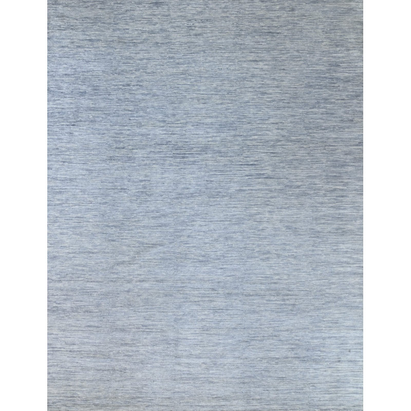 Contemporary, Textures Collection One-of-a-Kind Rectangle 9' X 12' Hand Knotted Area Rug