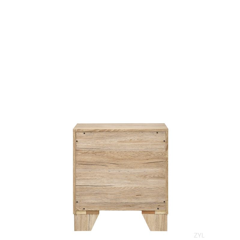 Miquell Natural Finish Nightstand, Natural