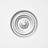 Standard Sedgwick Bullseye Rosette with Square Edge-40411013
