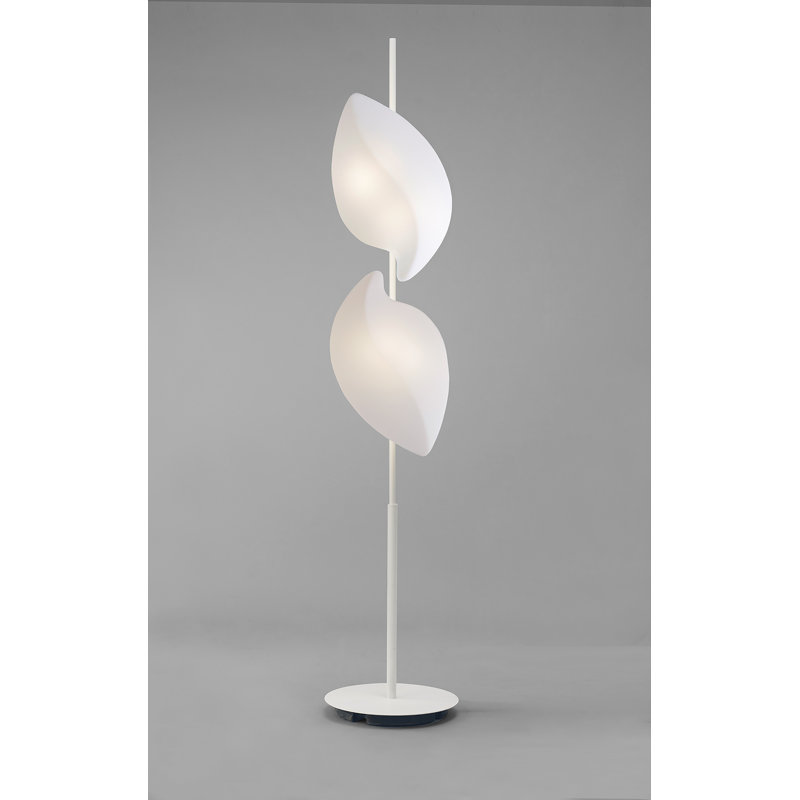 Dockrey 171.6cm Novelty Floor Lamp, Matt White