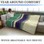 Jeté en coton Pure Country Weavers