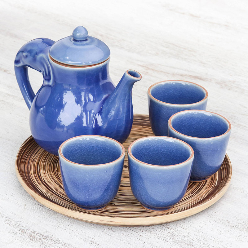 Bungalow Rose 18oz. Teapot