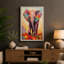 Jeweled Elephant At Sunset Boho - Print-136735798-136735799