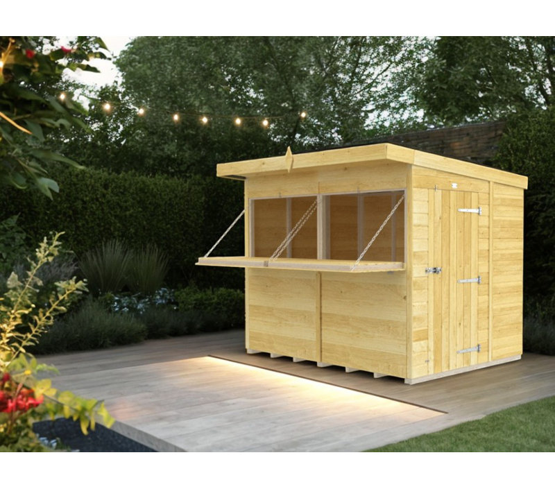 8 x 6 Outdoor Timber Garden Bar