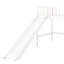 Lit mezzanine bas blanc simple avec glissade - Très grand bonheur Polyvalence pour les chambres en bois de pin, espace vertical, amovible et polyvalent-748281876-748281882