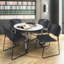 Kee Round Mobile Breakroom Table and Chair Set-93833153-93833145
