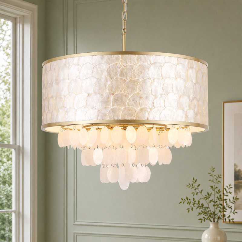 Lustre tambour 24 po Coastal, 24"
