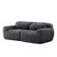Canapé modulaire à 2 places pour canapé modulaire, conception antidérapante en tissu moelleux et moelleux, éponge haute densité 32D, conception ergonomique sans assemblage, avec coussins décoratifs pour le salon-1154040485