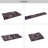 MAVAL Black Washable Rug 6' X 9' Runner Rug (Black+Burgundy, 6' X 9')-557942429-557942425
