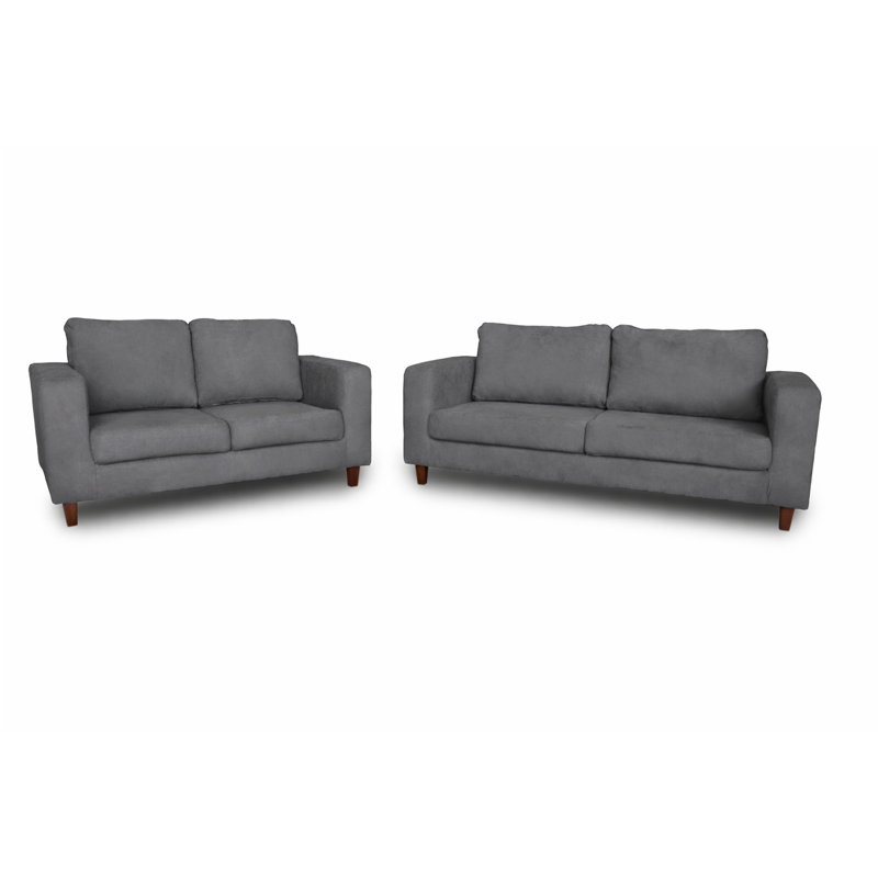 5 Seater Fabric Settee, Grey