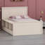 Structure de lit peu encombrante avec lit gigogne escamotable-162726331