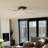 Chaison 4-Light Wi-Fi Smart Flush Mount with Remote Control for Living Bedroom-1010335524