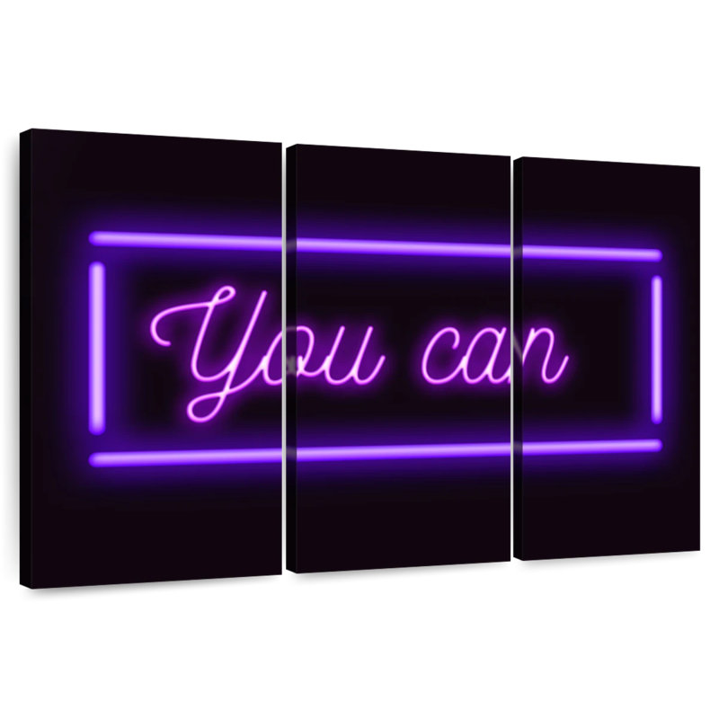 Tergel You Can Neon Sign, 36" H x 57" W