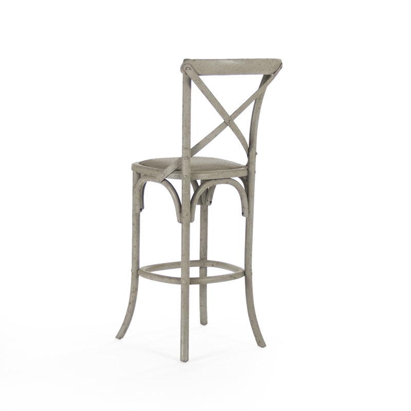 Parisienne Cafe 26" Counter Stool, Green, Counter Stool (26” Seat Height)