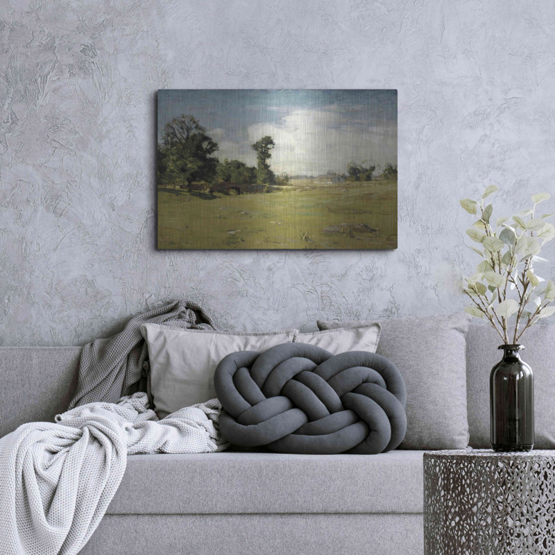 Country Pasture' by Stellar Design Studio, Metal Wall Art, 24" H x 36" W