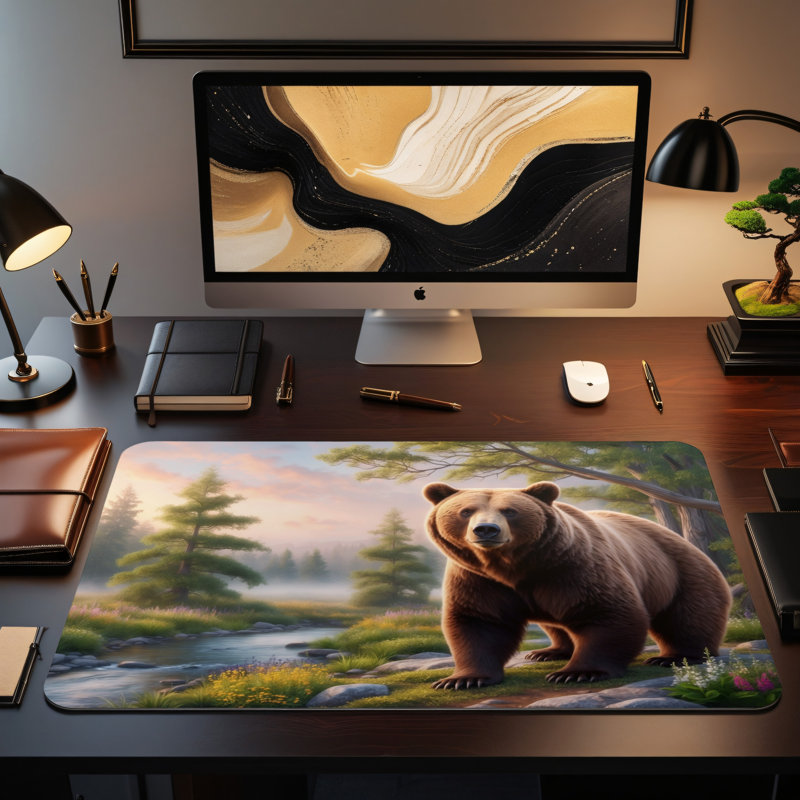 Polyester Desk Pad, 31.5x15.5