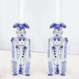 8.75'' H Porcelain China Tabletop Candlestick