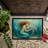 Mermaid and Manatee Doormat-2088154097