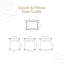 MHG Living Duvet Cover Set Kensington Gold Baratta Stitch Design Cotton Bedding - Includes 2 Pillowcases-122257768
