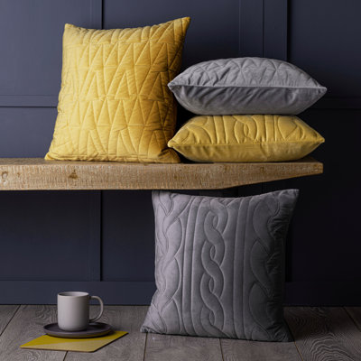 Honaker Geometric Square Cushion Cover