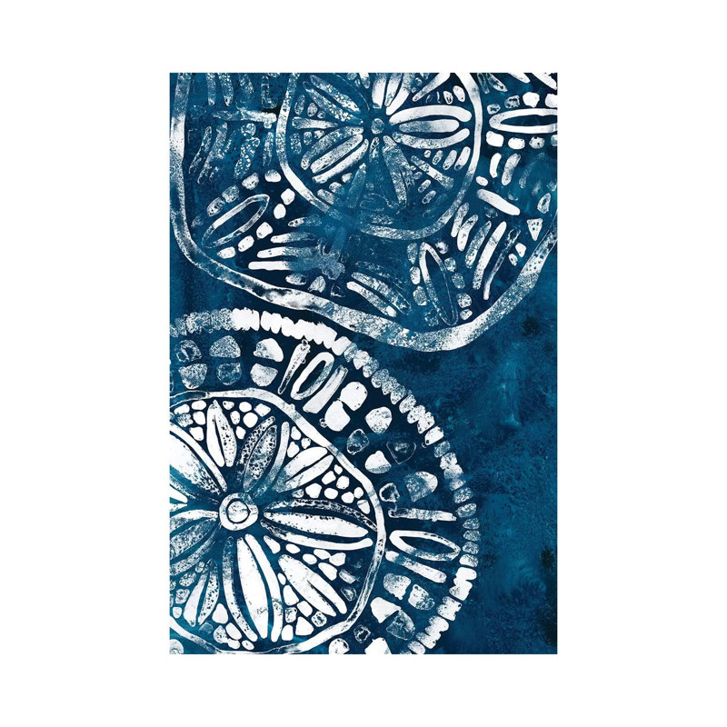 Sea Batik IV by June Erica Vess - Wrapped Canvas Print, 152.5 cm H x 101.5 cm W