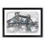 London Bridge in Abstract - Picture Frame Graphic Art Print-55761160-55761165