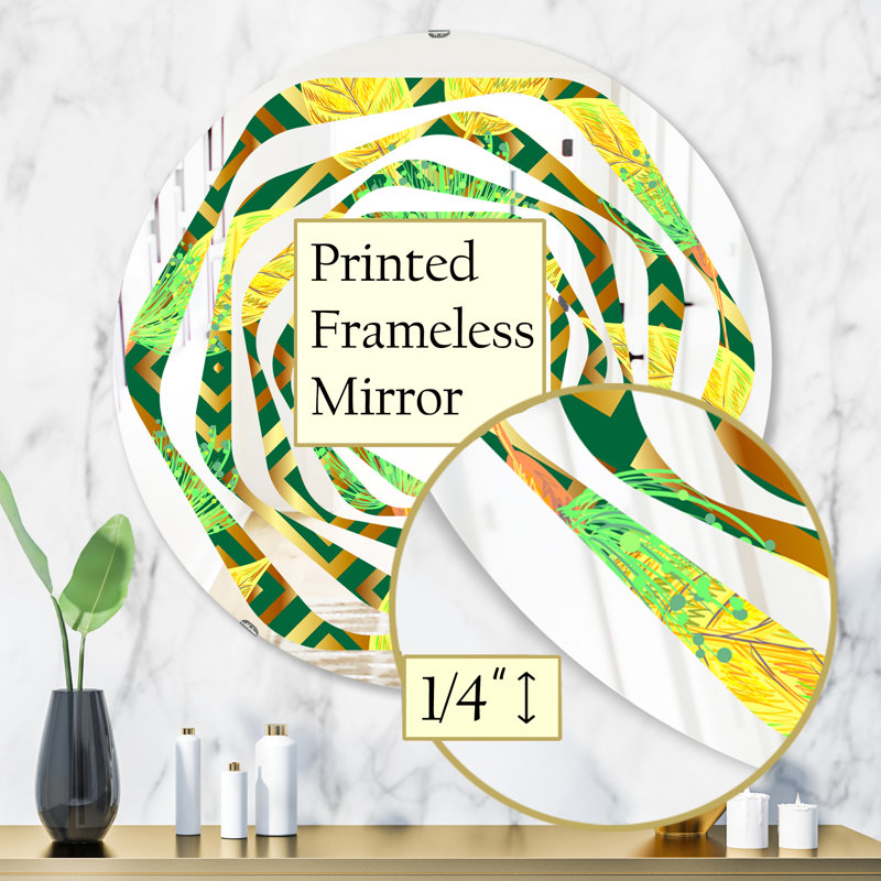 Miroir mural Whirl, H 31,5 po x l po