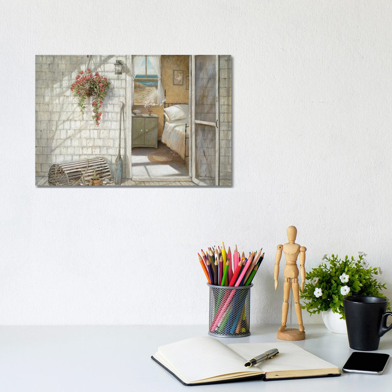 «Beach Treasures» par Ruane Manning - reproduction d'art, Aucun mat, Toile tendue, H 8 po x l 12 po x P 0,75 po