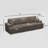 Bianca Corduroy 111'' Wide 3-Seater Sofa With Removable Washable Cushion Cover-63390824