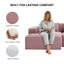 Canapé modulaire en velours côtelé à compression en L 92 po, canapé rembourré doux et désossé moderne avec jeté, aucun assemblage requis pour le salon-126421467-126421470
