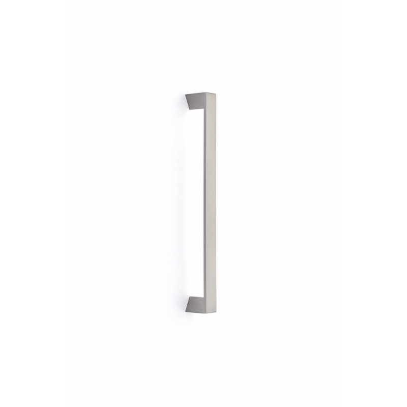 Poignée d'armoire Emtek Trinity, Nickel satiné, 18 po d'un centre à l'autre