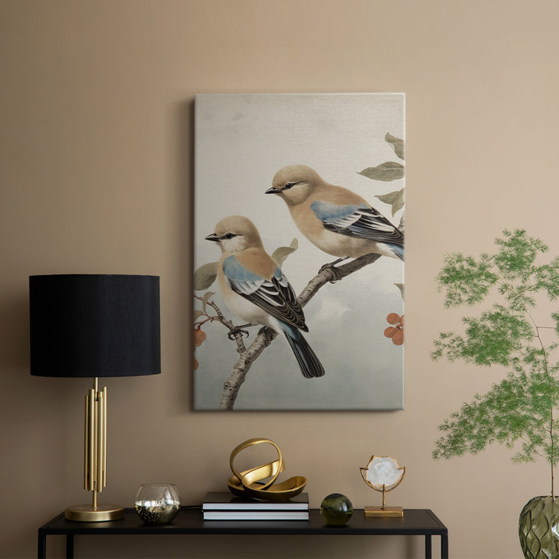 Imprimé animalier rétro - Cavas enveloppés de galerie, H 27 po x l 18 po