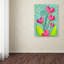 Art mural sur toile tendue - "Bouquet de cœur" par Maureen Lisa Costello pour décoration de salon, de chambre à coucher ou de bureau - 14 x 19-33554136