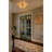 3-Light Ribbed Glass Flush Mount