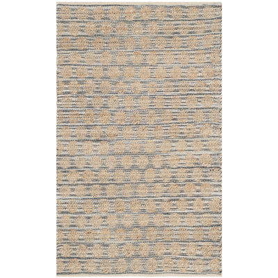 Ajdin Hand Woven 0.8 Jute 0.2 Cotton Geometric Rug