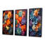 «Colorful Succulents Sunlit Succulents», 3 pièces sur toile-592583196-592583197