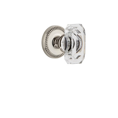 Bouton de porte en cristal Grandeur Newport Rosette