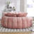 Boneless Comfortable Double Loaf Sofa Bed, Oversized With Armrests, Padded High Back For Living Room And Bedroom Use