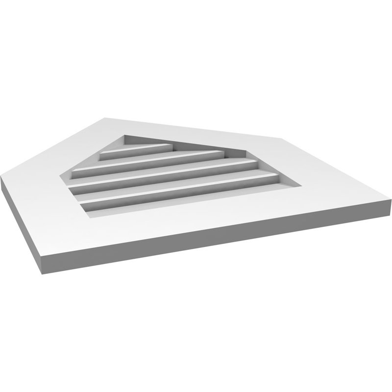 Ventilé à pignon fonctionnel en uréthane Signature, H 22 po x l 20 po x P 1 po, 12/12