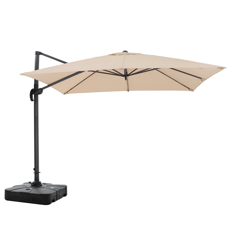 Aappo 300cm Cantilever Parasol, Khaki