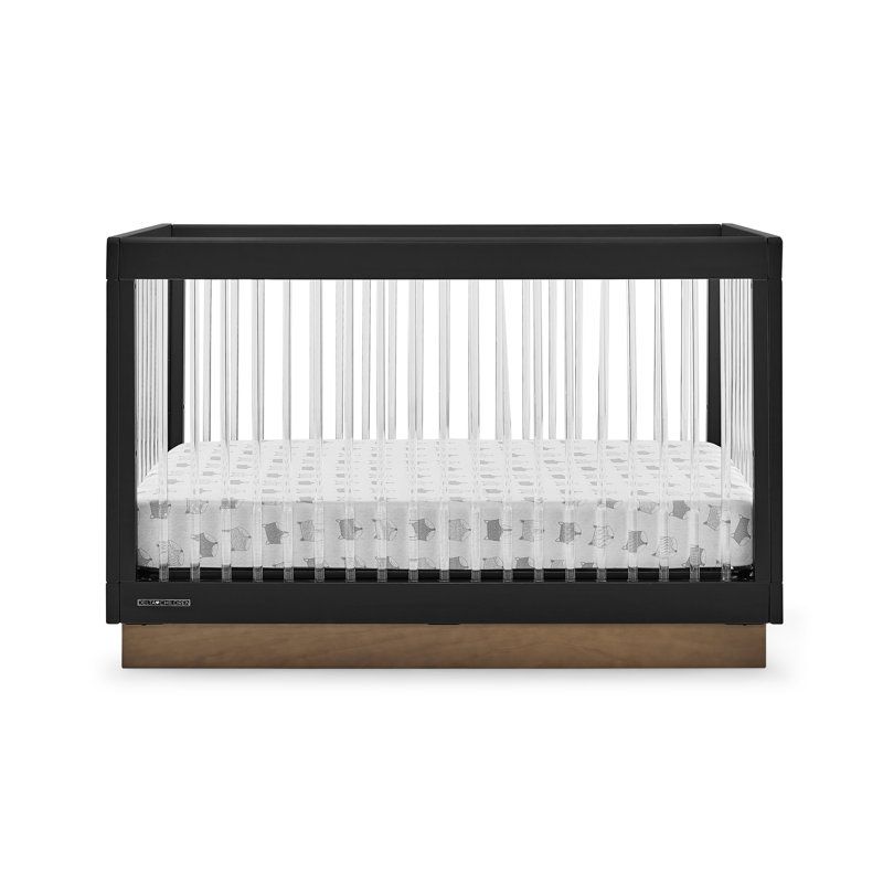 James 4-in-1 Convertible Crib, Gray