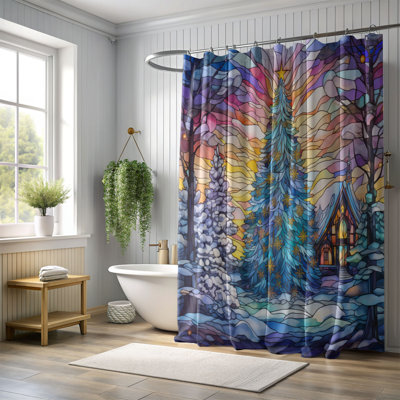 Rideau de douche standard 1 pièce