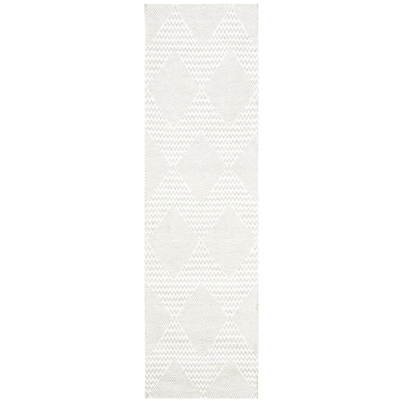 Tyishia Hand Loomed Performance Geometric Rug, Runner 2'3" x 8'