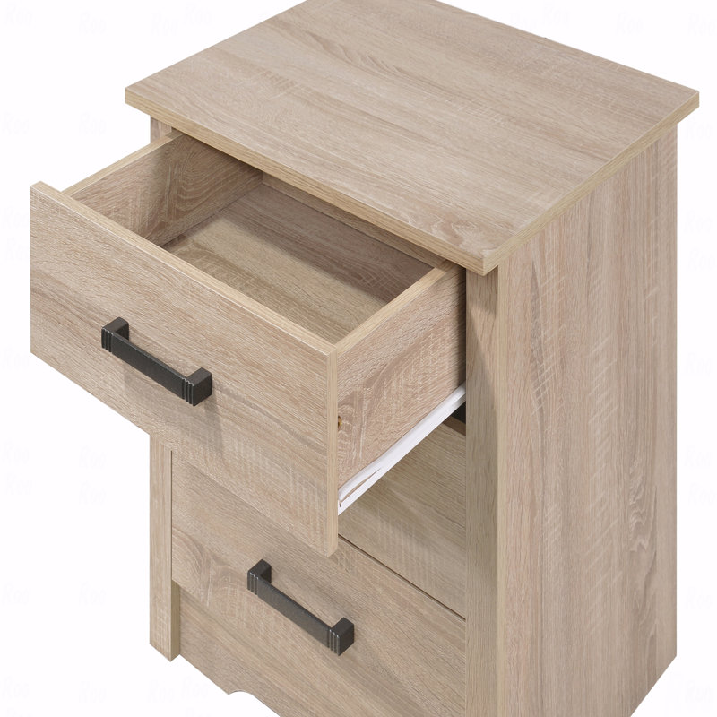 Table de chevet contemporaine en bois